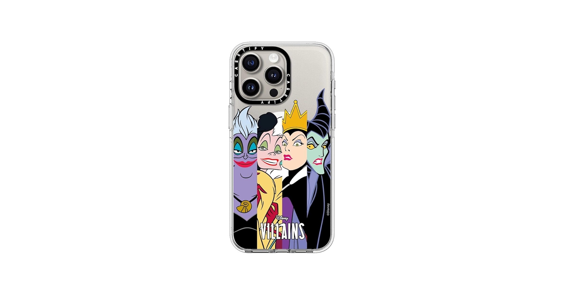 【最終！】 casetify iPhone15pro用ディズニーヴィランズケース Amazon.com: CASETiFY Clear iPhone 15 Pro Max Case [Villains